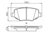Колодки тормозные (задние) Ford USA Explorer 10- BOSCH 0986495395 (фото 5)