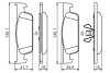 RENAULT колодки гальм. передні Sandero 12-, Logan 12- BOSCH 0986495462 (фото 1)