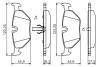 Гальмівні колодки задн. BMW E36/46, E85 BOSCH 0986495470 (фото 1)