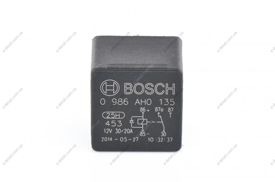 Реле 12V 30А BOSCH 0986AH0135 (фото 1)
