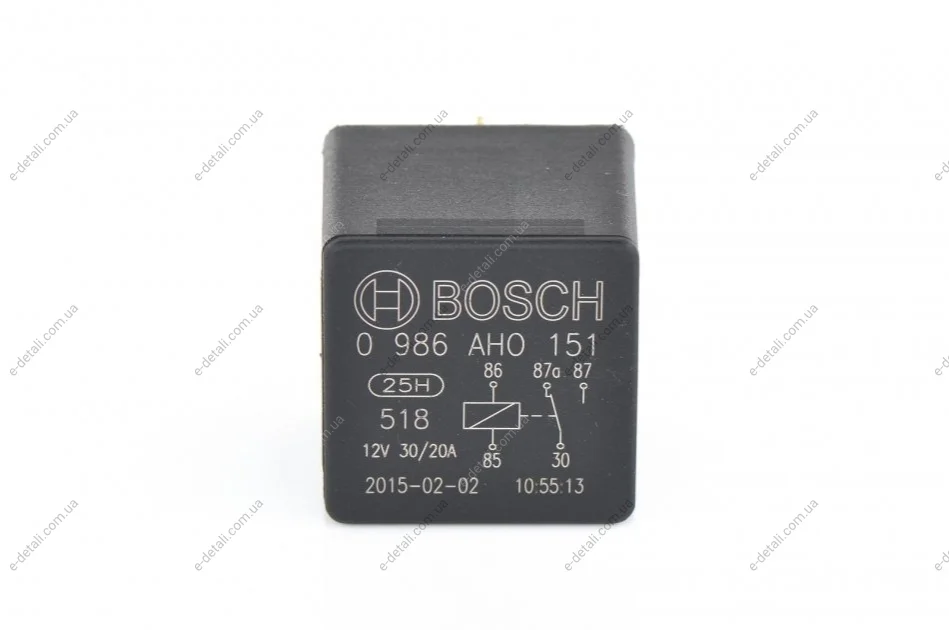 Мікро реле 5конт. (універс.) 30/20А BOSCH 0986AH0151 (фото 1)