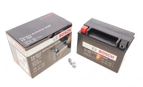 Аккумуляторная батарея 8Ah/135A (150x87x105/+L/B0) (AGM) (мото) Factory Activated AGM BOSCH 0 986 FA1 020