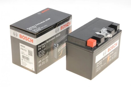 Аккумуляторная батарея 11.2Ah/220A (150x88x110/+L/B0) (AGM) Factory Activated AGM BOSCH 0 986 FA1 130