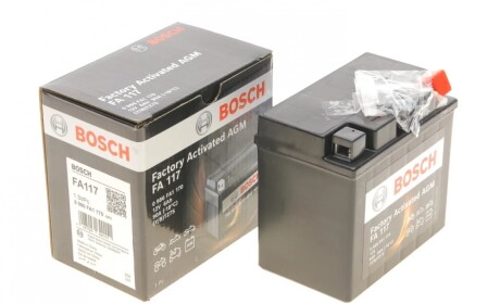 Аккумуляторная батарея 6Ah/90A (113x70x105/+R/B0) (AGM) Factory Activated AGM BOSCH 0 986 FA1 170