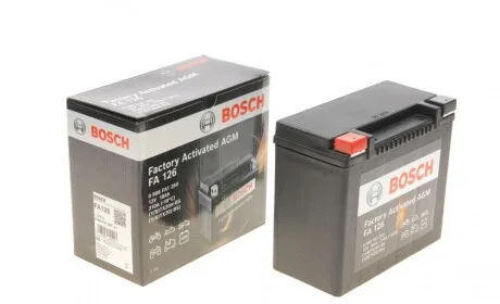 Аккумуляторная батарея 18Ah/310A (176x89x154/+L/B0) (AGM) Factory Activated AGM BOSCH 0 986 FA1 260