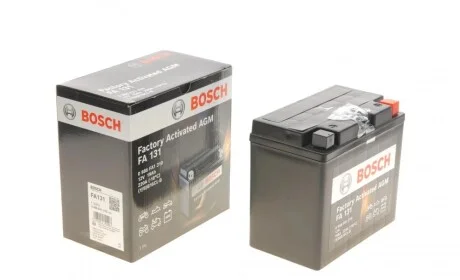 Акумуляторна батарея 19Ah/220A (175x100x175/+R/B0) (AGM) Factory Activated AGM BOSCH 0 986 FA1 310