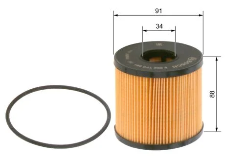 Фільтр масляний BOSCH 0 986 TF0 061