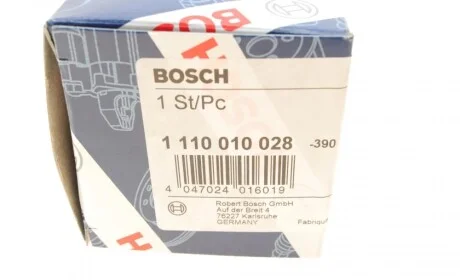 Клапан редукционный рейки топливной Man Lions/TGL/TGM/Volvo FE/FL 04- (Common-Rail System) BOSCH 1 110 010 028