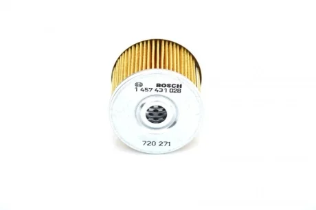 N1028 H=53mm фільтр паливний диз. вкладиш CITROEN 1,8-2,5D RENAULT 1,6-2,4D: Rapid, Master PEUGEOT FIAT BOSCH 1457431028