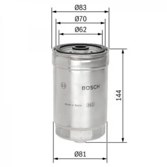Фильтр топливный Fiat Ducato/Citroen Jumper 2.0/2.8HDI -02 BOSCH 1 457 434 314