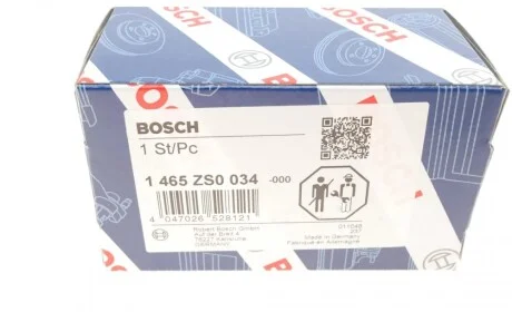 Клапан редукционный рейки топливной Fiat Doblo/Opel Vivaro 1.6 CDTI 10- BOSCH 1 465 ZS0 034
