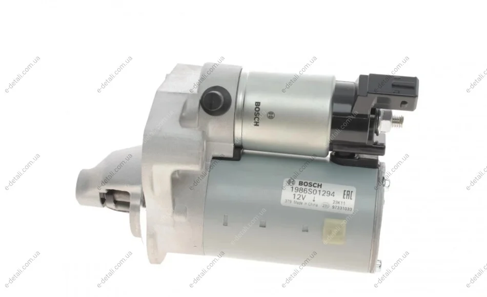 Стартер Citroen C3/C4/Peugeot 108/2008/208/301 1.0/1.2 VTI 12- (12V/1kw) BOSCH 1 986 S01 294 (фото 1)
