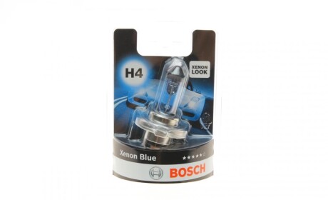 Автолампа Xenon Blue H4 P43t 55 W 60 W прозрачная BOSCH 1987301010