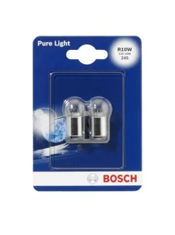 Автолампа R10W 12V 10W BA15s Pure Light (blister/к-кт 2шт) BOSCH 1 987 301 019
