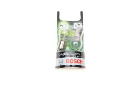 Автолампа P21W 12V 21W BA15s Longlife Daytime (к-кт 2шт) (BL) BOSCH 1 987 301 050