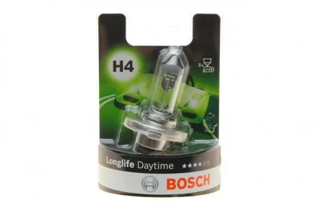 Автолампа H4 12V 60/55W P43t Longlife Daytime (галоген) BOSCH 1 987 301 054
