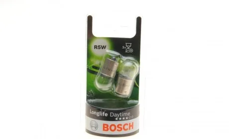 Автолампа R5W 12V 5W BA15s BOSCH 1 987 301 058