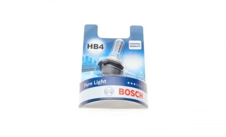 Автолампа HB4 12V 51W P22d Pure Light BOSCH 1987301063