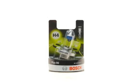 Автолампа H4 12V 60/55W P43t Plus 90% BOSCH 1 987 301 077