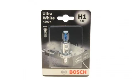 Автолампа H1 12V 55W P14.5s Ultra White BOSCH 1 987 301 088