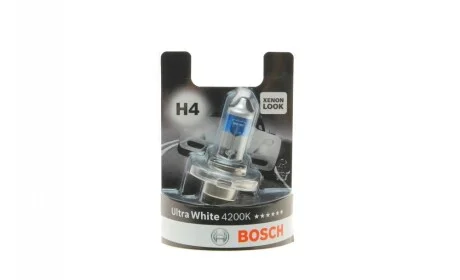 ЛАМПА ULTRA WHITE 4200K H4 BOSCH 1 987 301 089