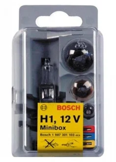 Комплект лампочек H1 12V (MiniBox) BOSCH 1 987 301 102