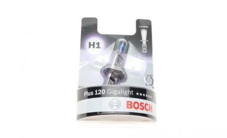 Автолампа H1 12V 55W P14.5s Gigalight +120% BOSCH 1 987 301 108
