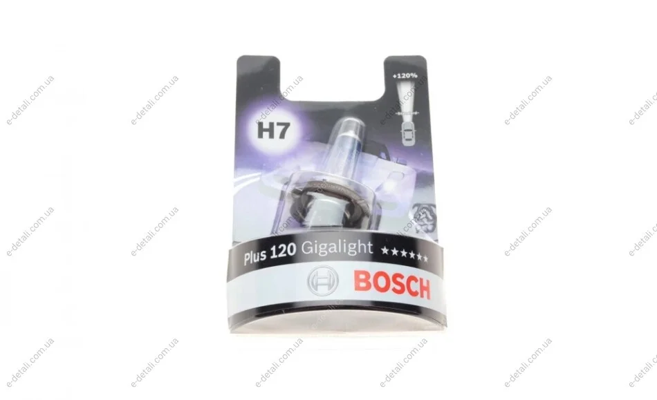 Автолампа H7 12V 55W PX26d Gigalight +120% BOSCH 1 987 301 110 (фото 1)