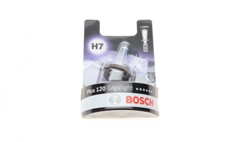 Автолампа H7 12V 55W PX26d Gigalight +120% BOSCH 1 987 301 110