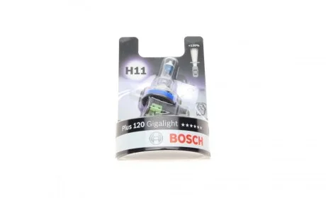 Автолампа H11 12V 55W PGJ19-2 Gigalight +120% BOSCH 1 987 301 133