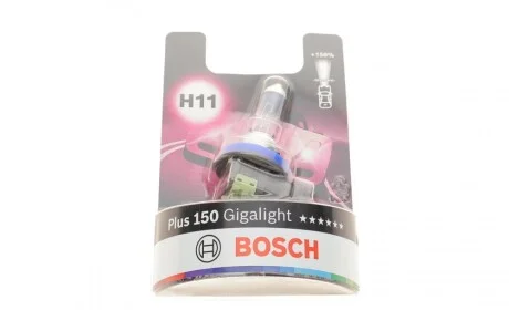 Автолампа H11 12V 55W PGJ19-2 Plus 150 Gigalight BOSCH 1 987 301 138