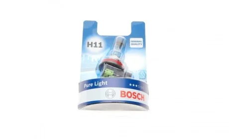 Автолампа H11 12V 55W PGJ19-2 Pure Light BOSCH 1 987 301 339