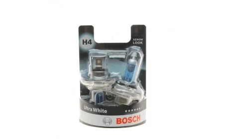 Автолампа H4 12V 60/55W P43t Ultra White BOSCH 1 987 301 440