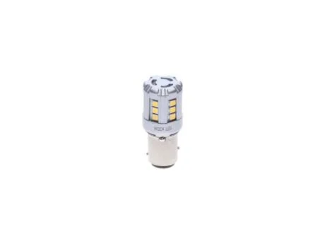 Автолампа светодиодная P21/5W 12V 2,5W LED 4000K WARM к/т 2 шт BOSCH 1987301521