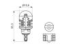 Автолампа світлодіодна W16W 12V 1,8W LED 6000K COOL к/т 2 шт BOSCH 1987301523 (фото 8)