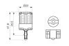 Автолампа светодиодная W21W 12V 2,5W LED 6000K COOL к/т 2 шт BOSCH 1987301524 (фото 2)