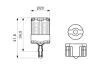 Лампа LED Retrofit W21/5W RED BOSCH 1987301525 (фото 6)