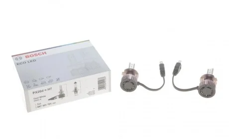 Автолампа H7 12V 24W PX26d LED 6500K (к-кт 2 шт) BOSCH 1 987 301 701