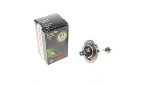 Лампа розжарювання H7 12V 55W PX26d LONGLIFE DAYTIME (вир-во Bosch) BOSCH 1 987 302 078