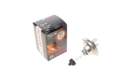 Автолампа H7 12V 55W PX26d Plus 50% BOSCH 1 987 302 079
