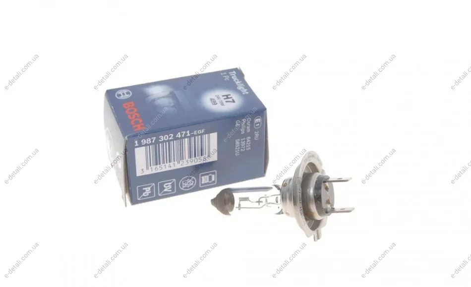 Автолампа H7 24V 70W PX26d TruckLight BOSCH 1 987 302 471 (фото 1)