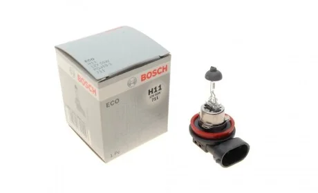 Автолампа H11 12V 55W PGJ19-2 Eco WS BOSCH 1987302806
