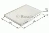 Фильтр салона Ford Focus/Connect 1.8DI/TDCi 02- BOSCH 1 987 432 045 (фото 4)