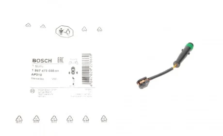 Датчик зносу гальмівних колодок (задніх) MB Sprinter/VW Crafter 06- (L=85mm) BOSCH 1 987 473 038