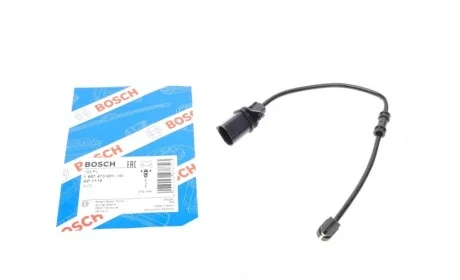 Датчик износа тормозных колодок (задних) Audi A6/A7/E-tron/Q5 16- (L=135mm) BOSCH 1987473601