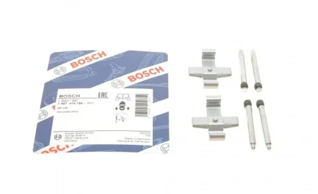 Планка супорта (заднього) прижимна (к-кт) MB E-class (W124/W210) 93-03 BOSCH 1987474180