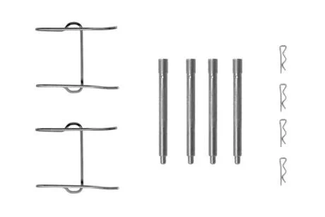 Планка суппорта (заднего) прижимная (к-кт) Peugeot Expert 96-06 BOSCH 1987474223