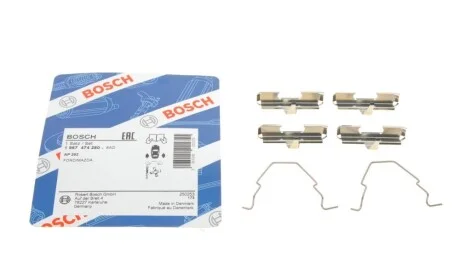 Планка суппорта (заднего) прижимная (к-кт) Mazda 626/MX-6 91- (NBK) BOSCH 1987474280
