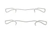 Планка суппорта (заднего) прижимная (к-кт) MB C-class (W204)/Renault Laguna II/III 01- (Ate) BOSCH 1987474470 (фото 1)