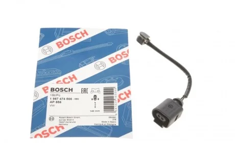 Датчик зносу гальмівних колодок (задніх) Porsche Cayenne 10- BOSCH 1 987 474 566